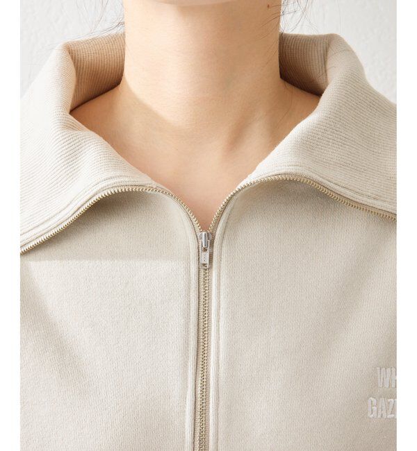  「ハーフジップロゴ裏毛プルオーバー」|Tシャツ・カットソー|