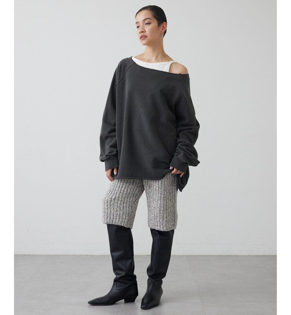  「【THE PAUSE】ニットハーフパンツ」|チノ|