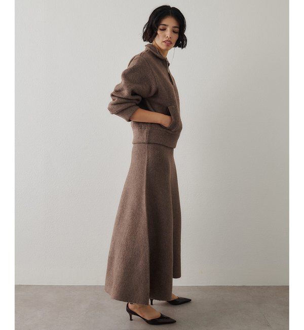  「ニットフレアスカート」|スカート|