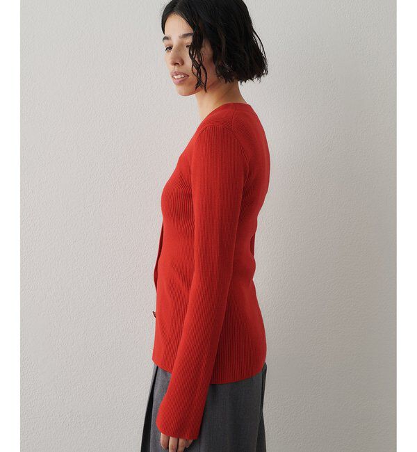  「リブニットカーディガン」|ニット・セーター|