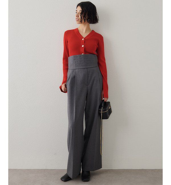  「リブニットカーディガン」|ニット・セーター|