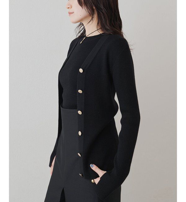  「リブニットカーディガン」|ニット・セーター|