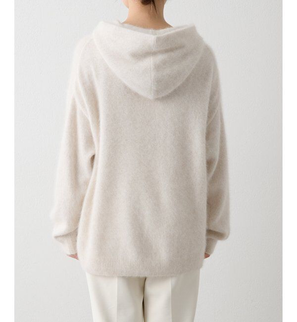 THE PAUSE「【THE PAUSE】ファーニットフーディープルオーバー」|ニット・セーター|