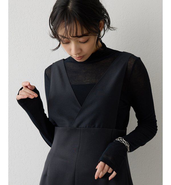  「ダブルサテンワンピース」|ワンピース|