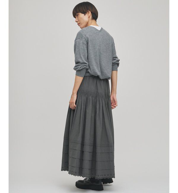 GEMINI「【GEMINI】スカラップ刺繍スカート」|スカート|