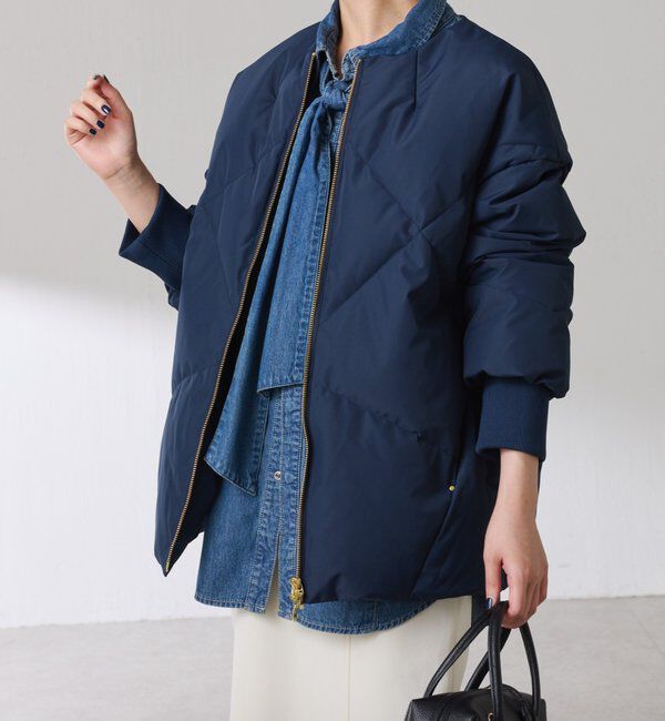  「ノーカラーダウンコート」|その他|