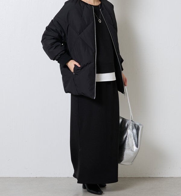  「ノーカラーダウンコート」|その他|