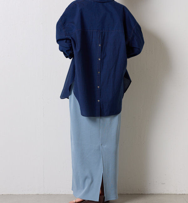  「シアーデニムシャツ」|シャツ・ブラウス|