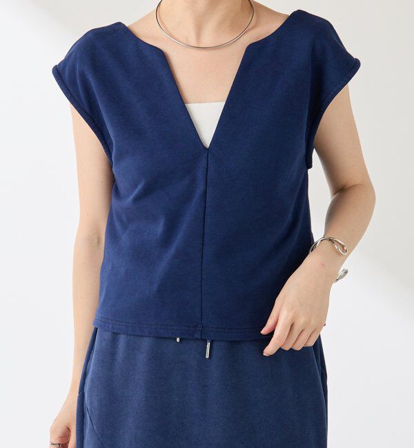  「Q.anos ツイストタンクトップ」|Tシャツ・カットソー|