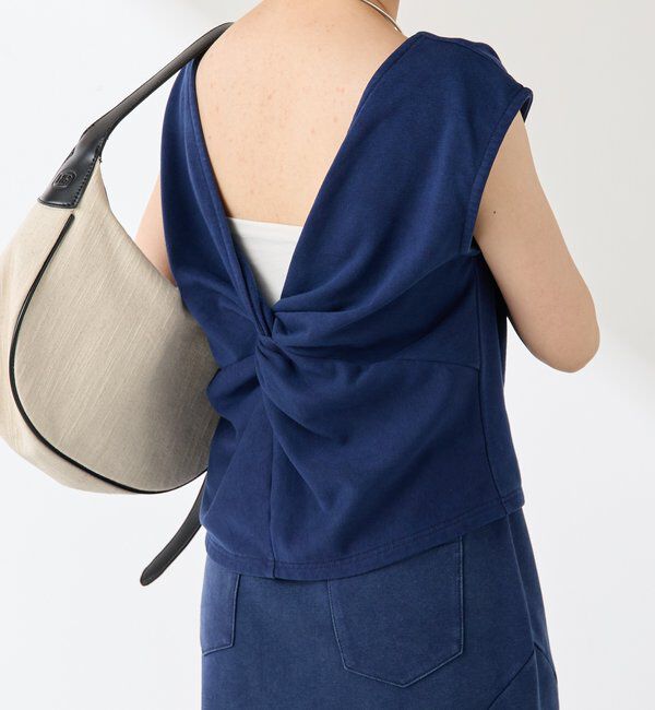  「Q.anos ツイストタンクトップ」|Tシャツ・カットソー|