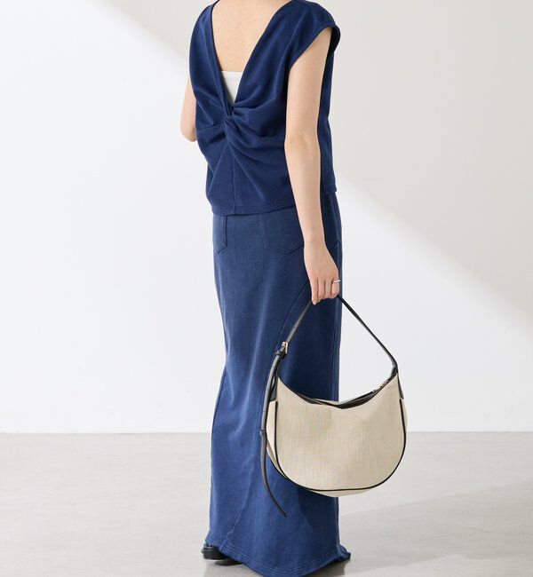  「Q.anos ツイストタンクトップ」|Tシャツ・カットソー|