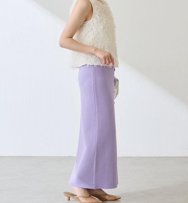  「【前後2WAY】センターボタンニットスカート」|スカート|