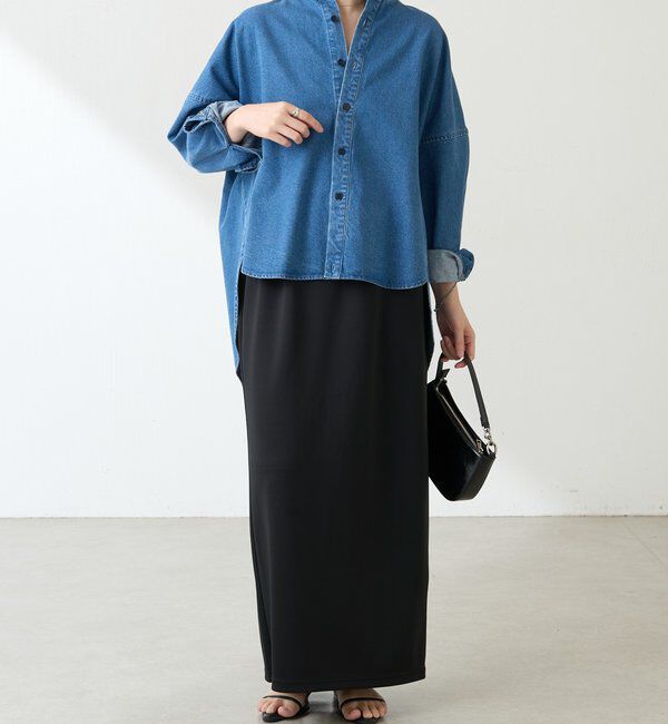  「Q.anos デニムシャツジャケット」|シャツ・ブラウス|