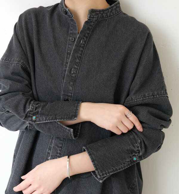  「Q.anos デニムシャツジャケット」|シャツ・ブラウス|