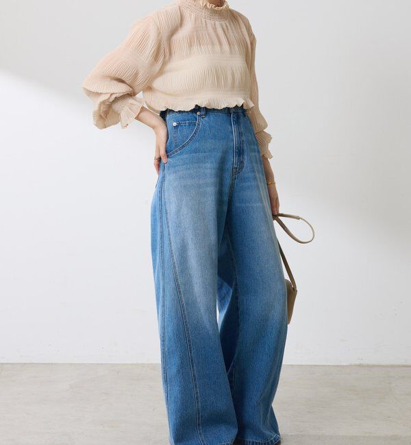  「ジョーゼットプリーツブラウス」|シャツ・ブラウス|