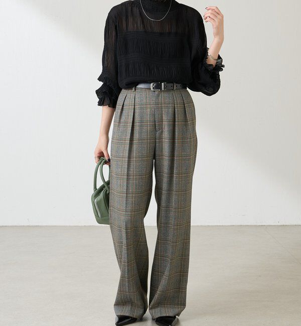  「ジョーゼットプリーツブラウス」|シャツ・ブラウス|