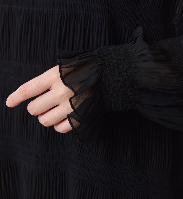  「ジョーゼットプリーツブラウス」|シャツ・ブラウス|