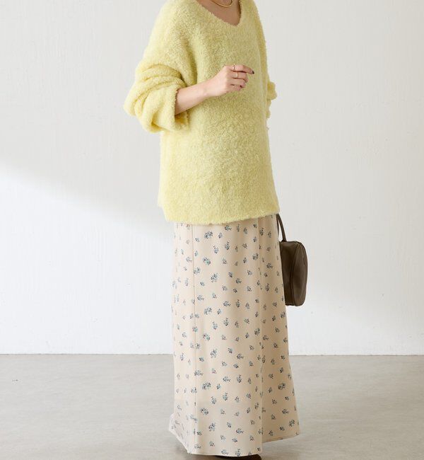  「【マルチに着れる】ウールブレンドモールオーバーニット」|ニット・セーター|