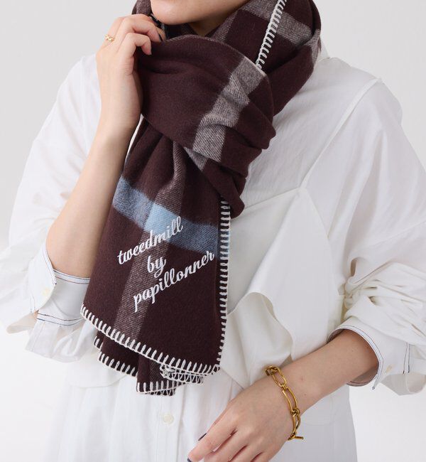  「【TWEEDMILL/ツイードミル 別注アイテム】ストール」|マフラー|