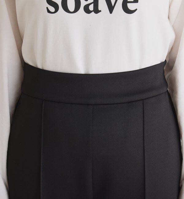  「ピンタックセミフレアーパンツ」|チノ|