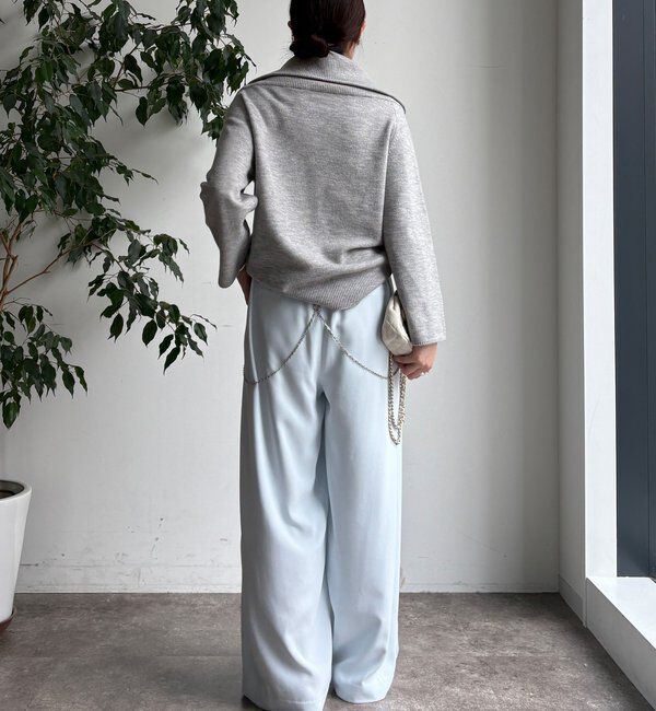  「【累計販売数3万枚突破/22色４サイズ展開！】タックワイドパンツ」|チノ|