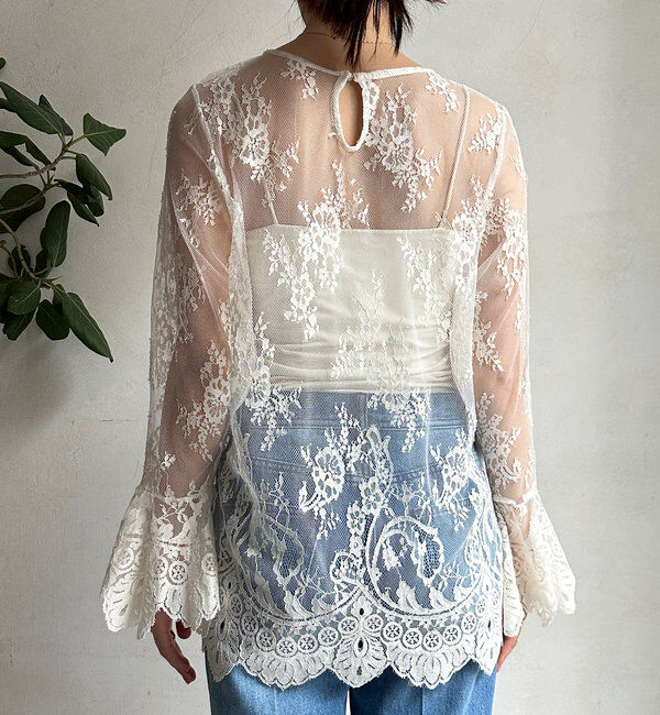  「レースフレアブラウス」|シャツ・ブラウス|