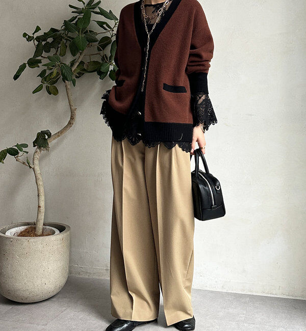  「レースフレアブラウス」|シャツ・ブラウス|