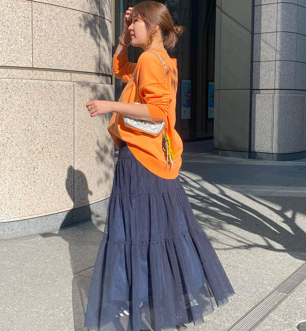  「【SAKURA @___saku14_ 企画】メッシュティアードスカート」|スカート|