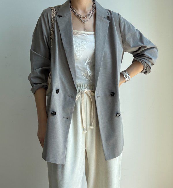  「ダブルブレストジャケット」|テーラードジャケット|