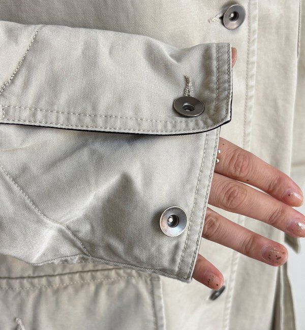  「レザーカラーカバーオールジャケット」|ブルゾン・スタジャン|