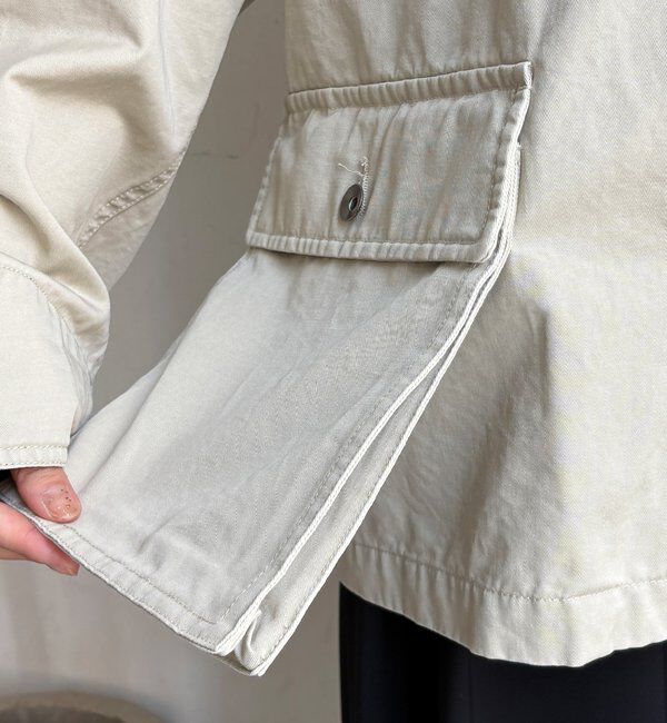  「レザーカラーカバーオールジャケット」|ブルゾン・スタジャン|