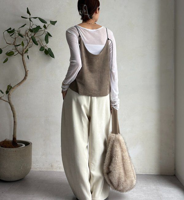  「スウェードビスチェ」|シャツ・ブラウス|