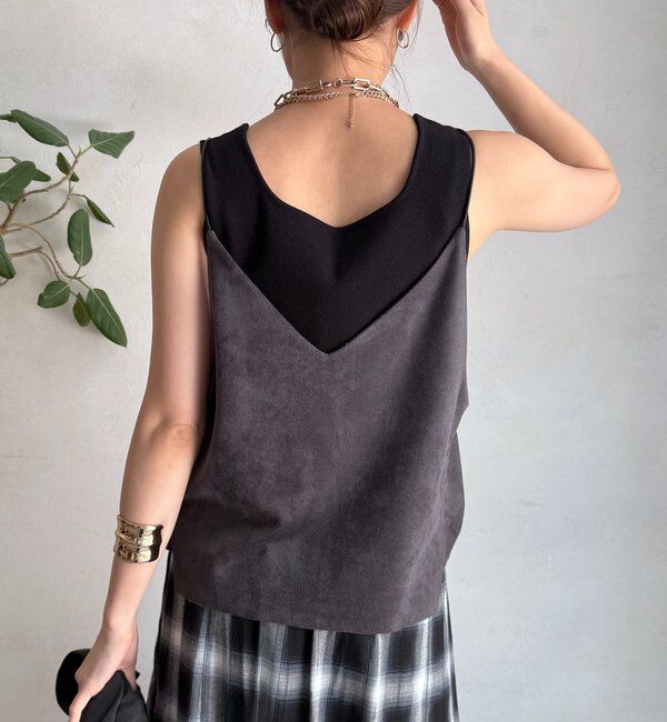  「スウェードビスチェ」|シャツ・ブラウス|