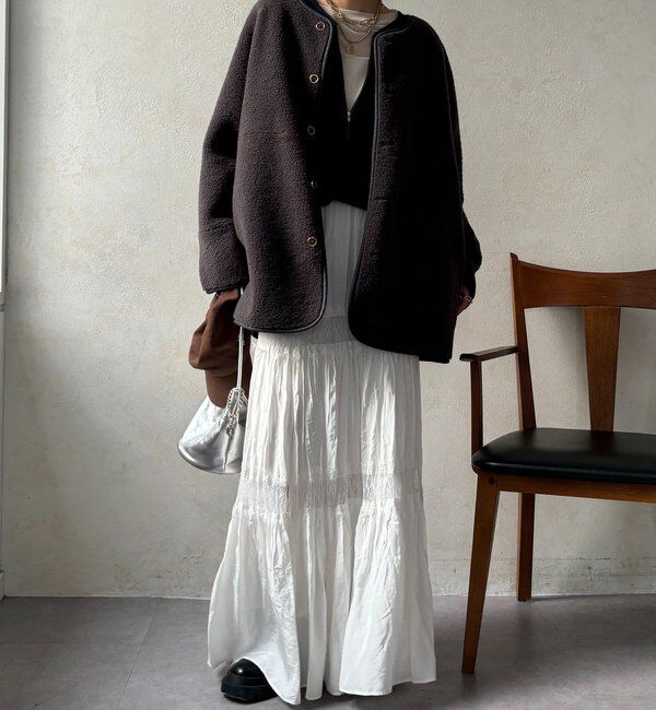  「リバーシブルボアコート」|その他|