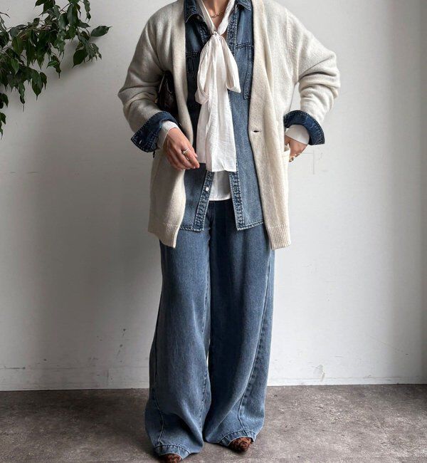  「ヤクウールニットジャケット」|テーラードジャケット|