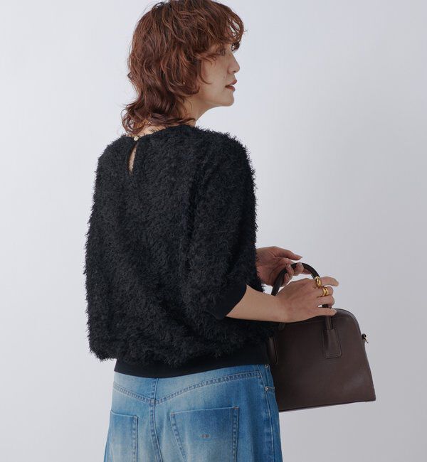  「【着映え】リブ付きフリンジブラウス」|シャツ・ブラウス|