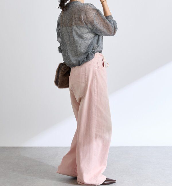  「【遊び心をプラス】ドロストカラーパンツ」|チノ|