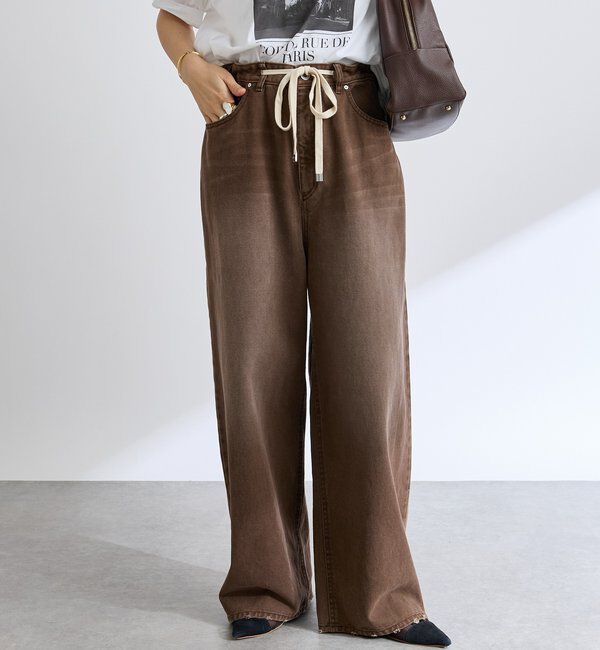  「【遊び心をプラス】ドロストカラーパンツ」|チノ|