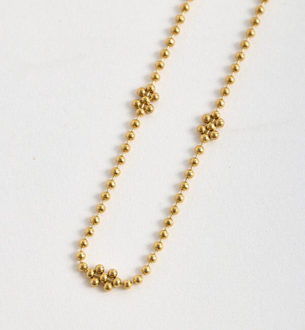  「【R.good（アールドットグッド）】ボールチェーンアクセントネックレス」|ブローチ・コサージュ|