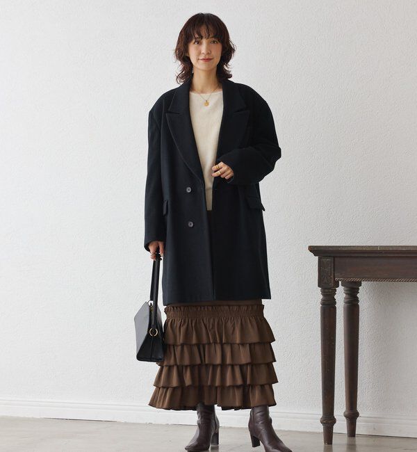  「【大人ハンサム】ウールビーバーテーラードコート」|その他|