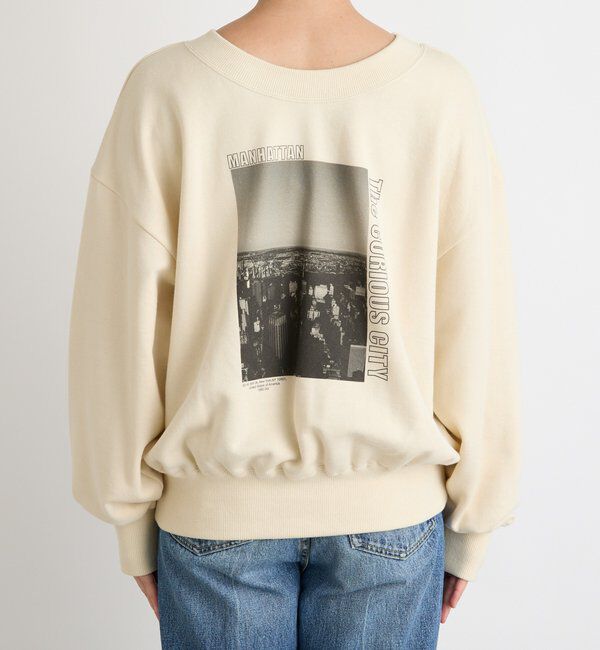  「【大人カジュアルに】2wayPhotoスウェット」|Tシャツ・カットソー|