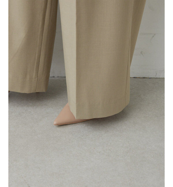  「【新色BR登場/セットアップ対応】ダブルタックパンツ」|スラックス|