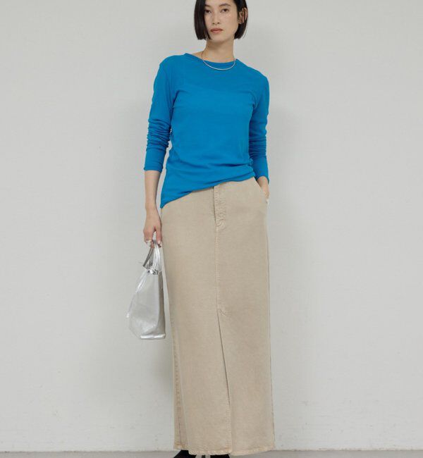  「【セットアップ対応】リヨセルスリットスカート」|スカート|