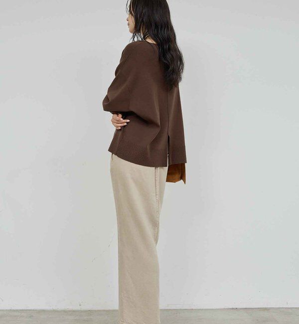  「【セットアップ対応】リヨセルスリットスカート」|スカート|