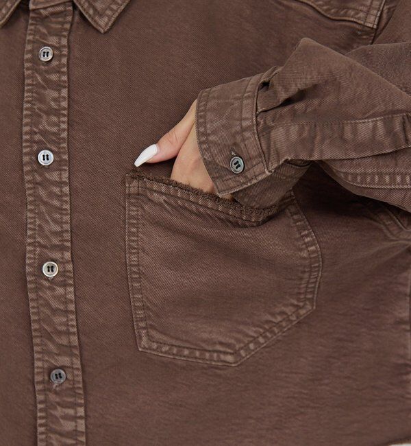  「【セットアップ対応】リヨセルショートシャツ」|シャツ・ブラウス|