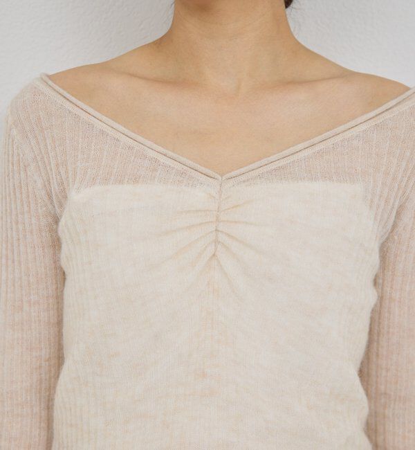  「【アンサンブル対応】オフショルダーニット」|ニット・セーター|