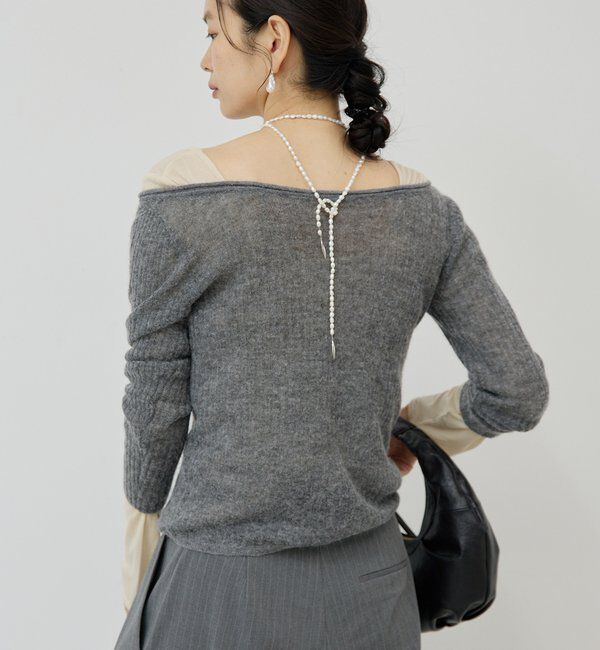  「【アンサンブル対応】オフショルダーニット」|ニット・セーター|