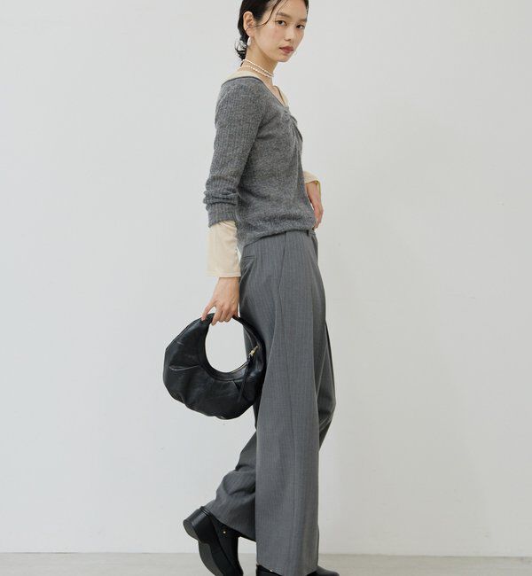  「【アンサンブル対応】オフショルダーニット」|ニット・セーター|