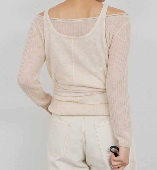  「【アンサンブル対応】カシュクールニット」|ニット・セーター|