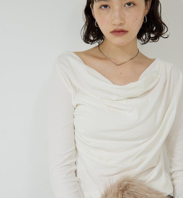  「【2WAY】オフショルカットソー」|Tシャツ・カットソー|
